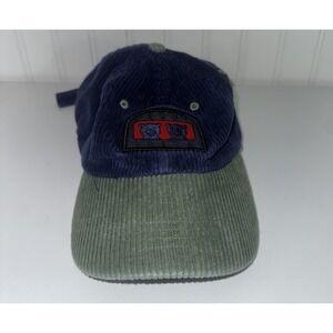 Teddy Fresh Two Teds Hat Corduroy Strapback Adjustable One Size Blue Green